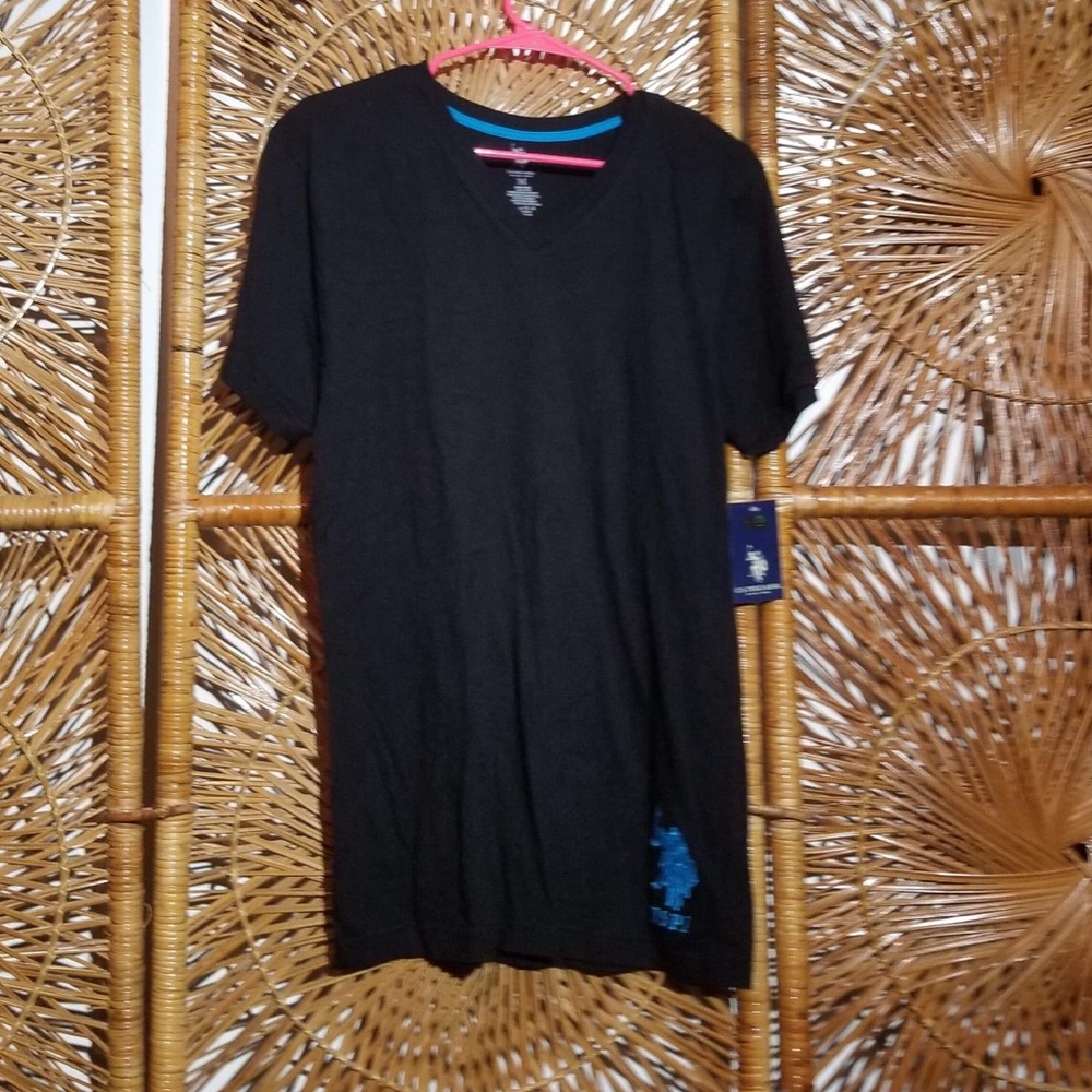 U. S. Polo Assn Men T-shirt Black Medium